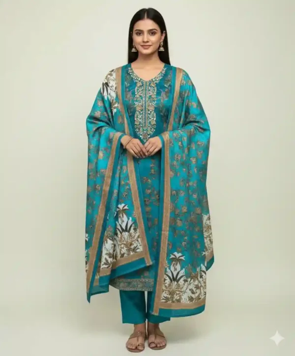 Cotton Unstitched Suit Set