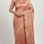 Crush Tissue Silk Work Saree