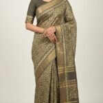 Linen Cotton Printed Saree