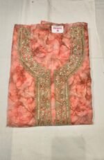 Organza Galla Work Suit Set with Organza Dupatta and Tapeta Bottom Elegant Festive Ethnic Wear - Image 4