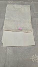 Pure Cotton Chikankari Work Suit Set with Cotton Dupatta and Cotton Bottom Elegant Ethnic Wear - Image 2