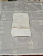 Pure Cotton Chikankari Work Suit Set with Cotton Dupatta and Cotton Bottom Elegant Ethnic Wear - Image 4
