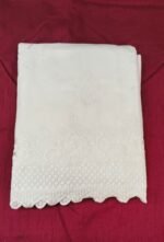 Pure Cotton Dhaga Work Suit Set with Cotton Dupatta and Cotton Bottom Elegant Ethnic Wear - Image 4