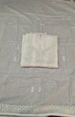 Cotton Kota Chikankari Work Suit Set with Kota Dupatta and Cotton Bottom Elegant Ethnic Wear - Image 2