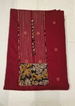Handloom Cotton Suit Set with Printed Cotton Bottom and Tassel Dupatta, Elegant Traditional Ethnic Wear for Daily and Festive Use - Image 5