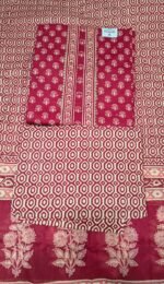 Pure Cotton All Over Printed Suit Set with Cotton Dupatta and Matching Cotton Bottom Comfortable Ethnic Wear - Image 2