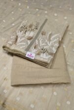 Premium Jamdani Cotton Dhaga Work Suit Set with Hand Embroidered Kurta, Elegant Dupatta and Solid Tapeta Bottom Ethnic Wear - Image 2