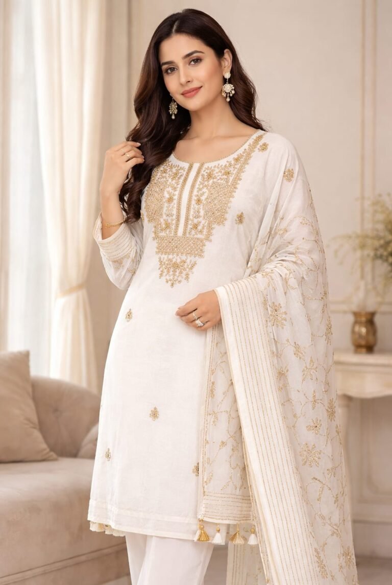 Georgette Chikankari Work Suit