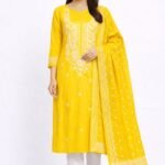 Pure Cotton Chikankari Work Suit Set