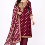 Pure Cotton Bandhej Printed Suit