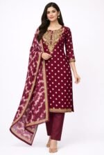 Pure Cotton Bandhej Printed Suit