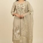 Jamdani Cotton Dhaga Work Suit