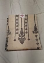 Linen Cotton Printed and Work Suit Set with Linen Cotton Printed Dupatta and Cotton Bottom Elegant Ethnic Wear - Image 4