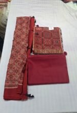 Mushroom Cotton Ajrak Printed Suit Set with Mushroom Cotton Printed Dupatta and Cotton Bottom Traditional Ethnic Wear - Image 4