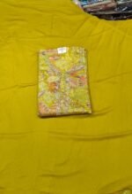 Grey Cotton Printed and Work Suit Set with Chiffon Dupatta and Cotton Bottom Elegant Ethnic Wear - Image 2