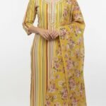 Cotton Printed and Work Suit