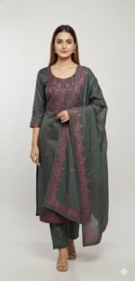 Grey Cotton Work Suit