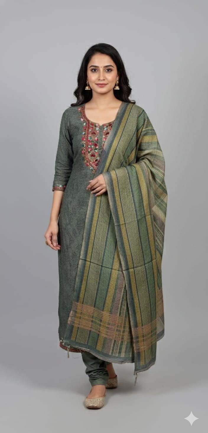 Linen Cotton Work Suit