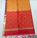 Cotton Silk Saree with Contrast Border and Tassel Pallu Traditional Ethnic Wear - Image 3