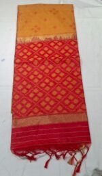 Cotton Silk Saree with Contrast Border and Tassel Pallu Traditional Ethnic Wear - Image 4