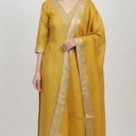 Mustard Yellow Dola Tissue Suit