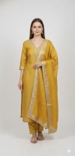 Mustard Yellow Dola Tissue Suit