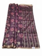 Cotton Silk Saree with Contrast Border and Tassel Pallu Traditional Ethnic Wear - Image 2