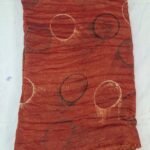 Tissue Silk Hand Print Fabric