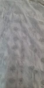 Premium Off White Mul Cotton Work Fabric Soft Lightweight Embroidered Dress Material - Image 2