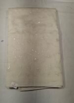 Premium Off White Mul Cotton Work Fabric Soft Lightweight Embroidered Dress Material