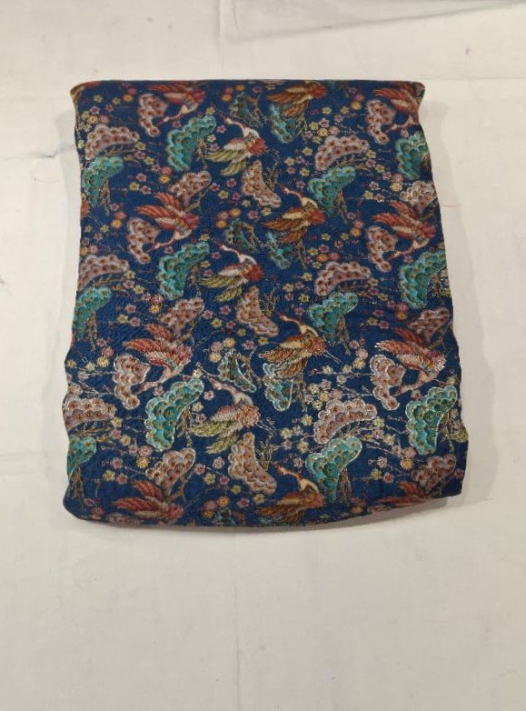 Premium Kashmiri Karhai Work Fabric