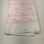 Cotton Kota Work Fabric with White Floral Embroidery Lightweight Ethnic Dress Material