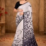 Italian Crepe Printed Saree