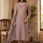 Chanderi Cotton 3 Piece Unstitched Suit Set