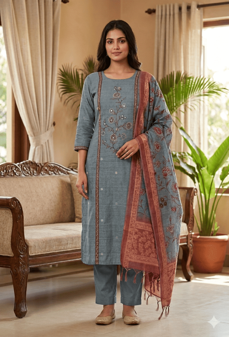 Mal Cotton 3 Piece Unstitched Suit