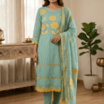 Maslin Silk 3 Piece Suit Set