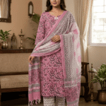 Premium Pure Cotton 3 Piece Unstitched Suit