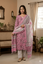 Premium Pure Cotton 3 Piece Unstitched Suit