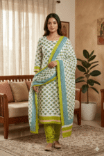 Premium Pure Cotton 3 Piece Unstitched Suit