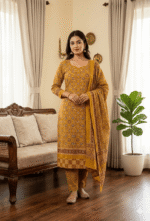 Premium Pure Cotton 3 Piece Unstitched Suit