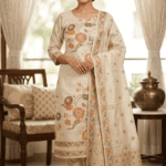 Elegant Tissue Silk Suit with Designer Dupatta - 2 Piece Unstitched Set