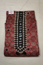 Mushroom Silk Unstitched Suit Set with Dupatta - Image 3