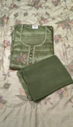 Tassar Silk 3 Piece Unstitched Suit Set - Image 2