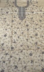 Tassar Silk 3 Piece Unstitched Suit Set - Image 5