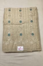 Jamdani Cotton 3 Piece Unstitched Suit Set - Image 3