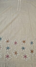 Jamdani Cotton 3 Piece Unstitched Suit Set - Image 5