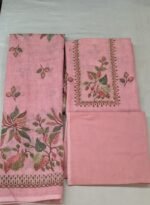 Linen Cotton 3 Piece Unstitched Suit Set - Image 4