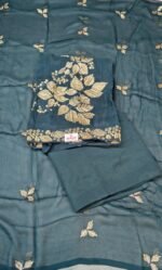 Maslin Silk 3 Piece Unstitched Suit Set - Image 2