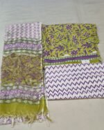 Premium Pure Cotton 3 Piece Unstitched Suit - Image 3