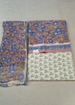 Stylish Pure Cotton 3 Piece Unstitched Suit Set with Chiffon Dupatta - Image 4